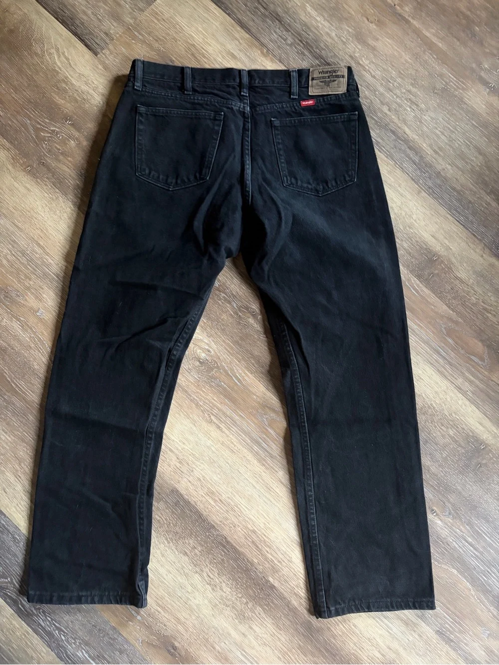 Vintage Wrangler Men's Black Jeans